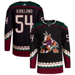 Justin Kirkland Arizona Coyotes adidas Home Primegreen Authentic Pro Jersey - Black