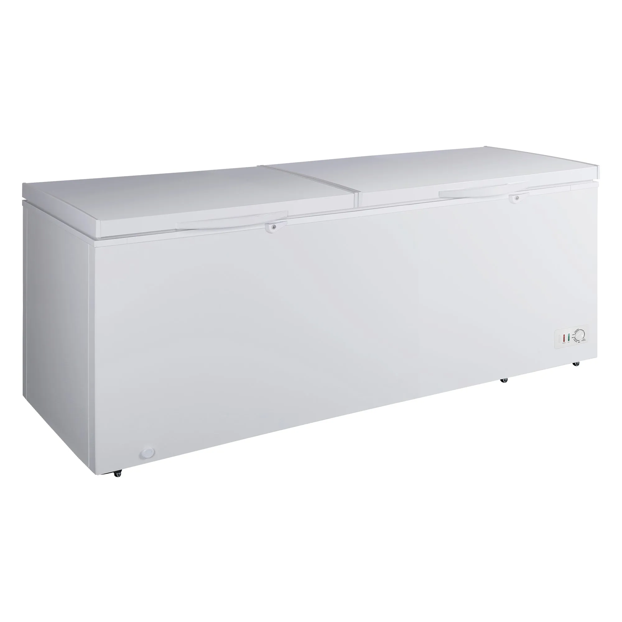 Kenmore 25 Cu. Ft. (710L) Convertible Chest Freezer/Refrigerator | DOE-Rated | Garage-Ready Deep Freeze | Dual Lids With Safety Locks | Manual Defrost | Wheels | White | Hunting Cabin Cottage