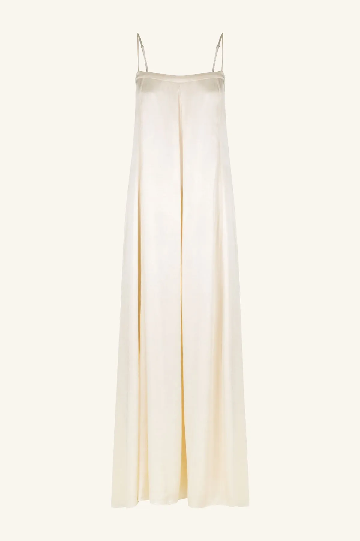 LA LUNE COLUMN MAXI DRESS - CREAM