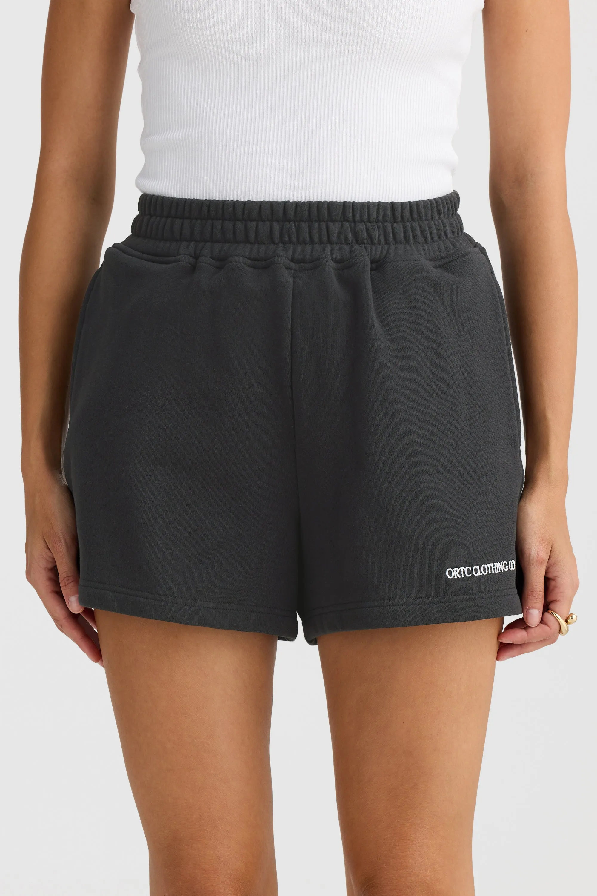 Lena Lounge Shorts Washed Black