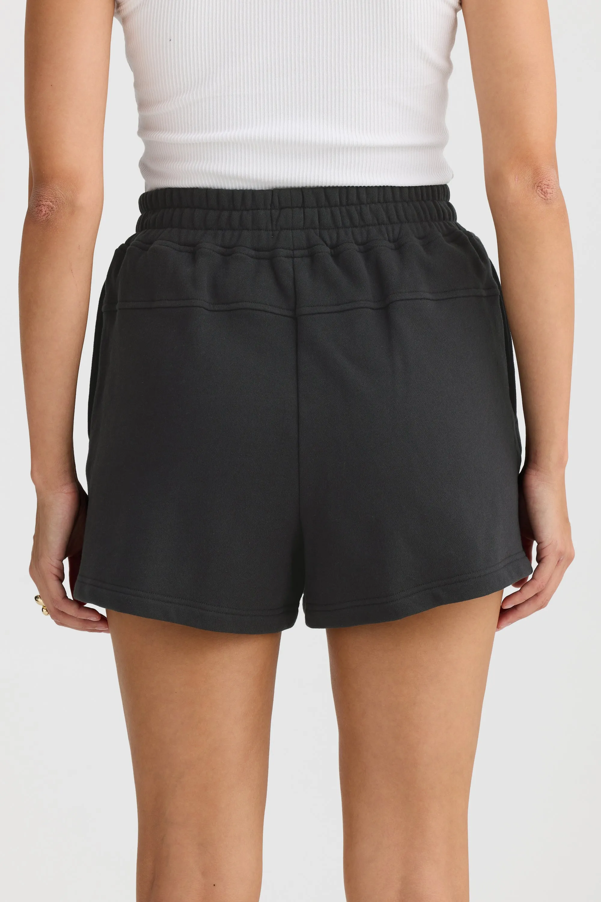 Lena Lounge Shorts Washed Black