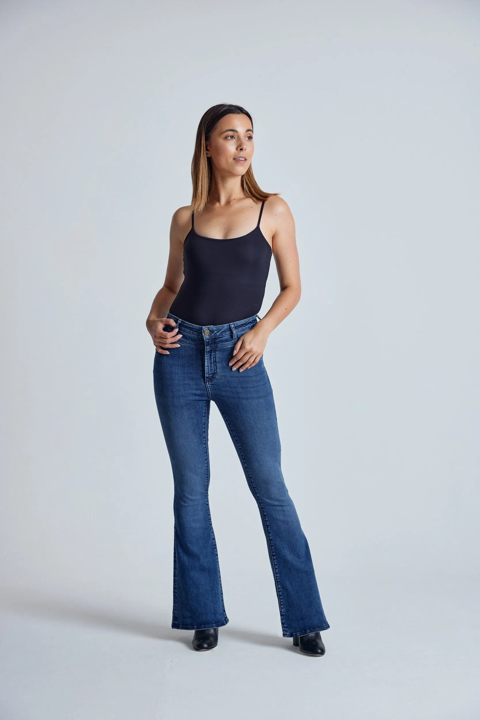 MAVIS Azure - Organic Cotton Jeans by Flax & Loom