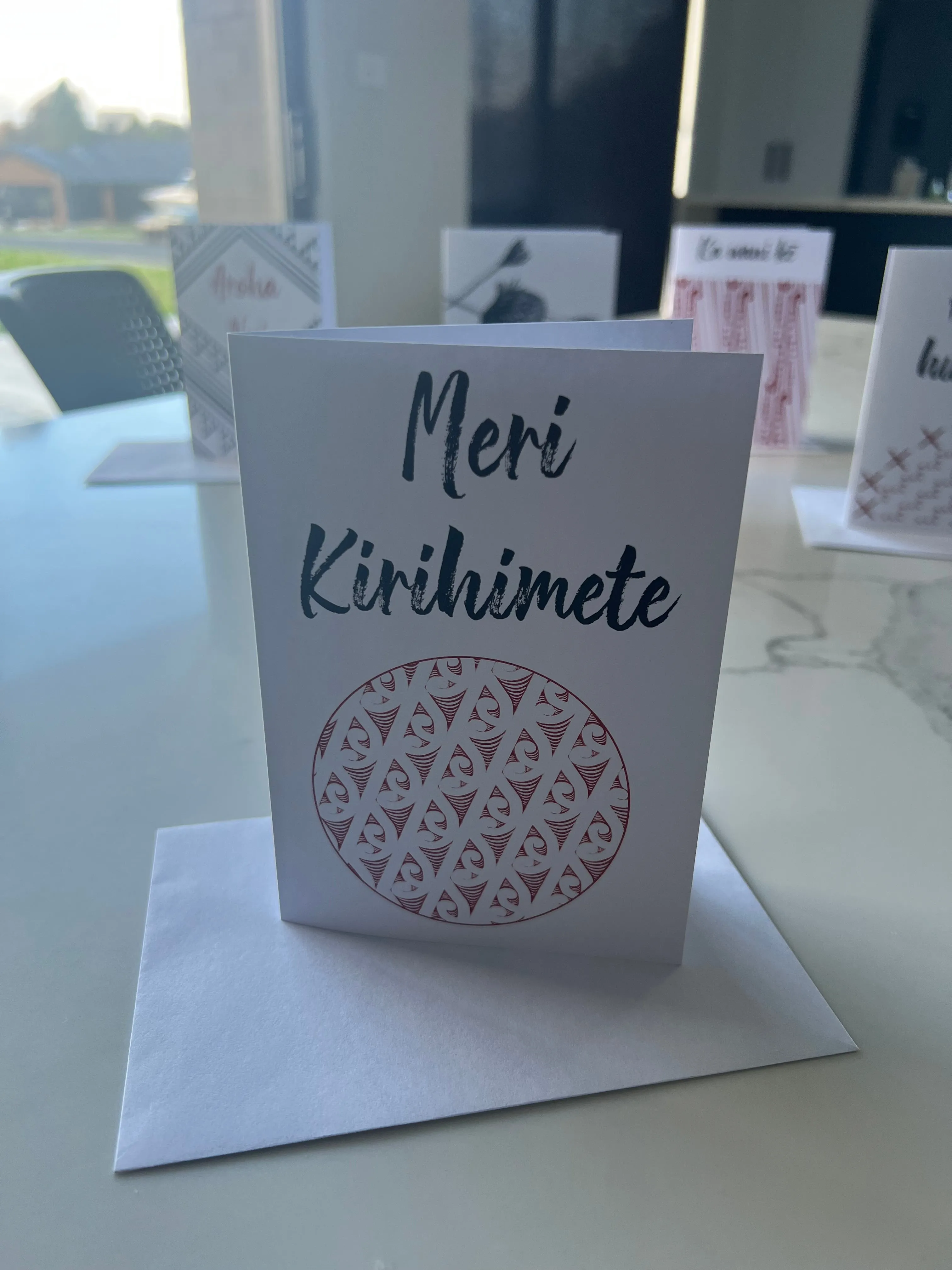 Meri Kirihimete - Folded Card