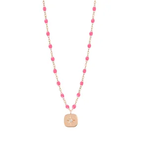 Miss Gigi Pink diamond necklace, Rose Gold, 16.5"