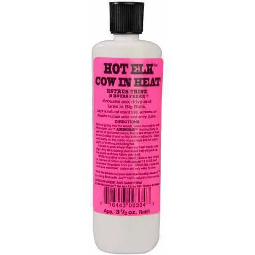 Moccasin Joe Hot Elk Cow Heat 3.5 Oz Refill