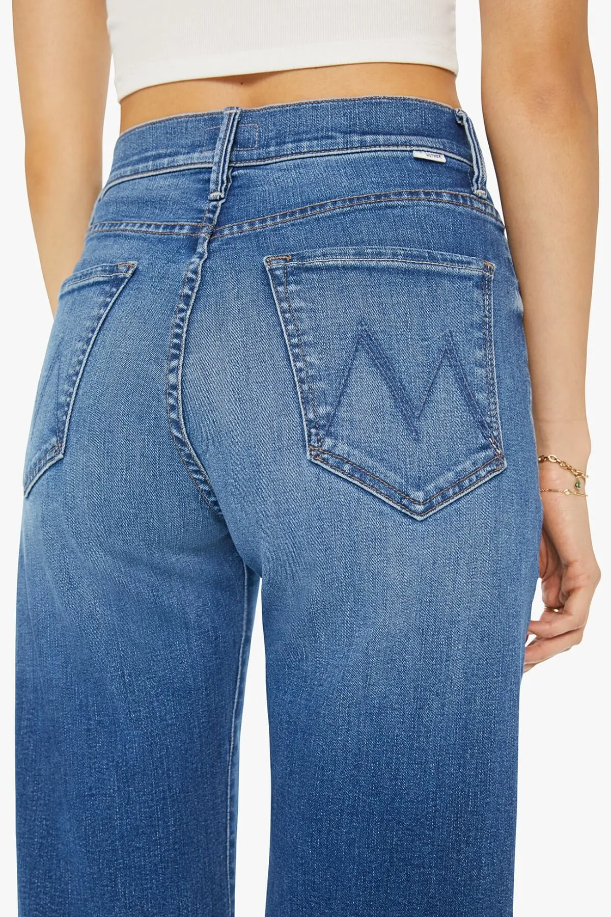 Mother The Lasso Heel Jean - Hike Hike Baby