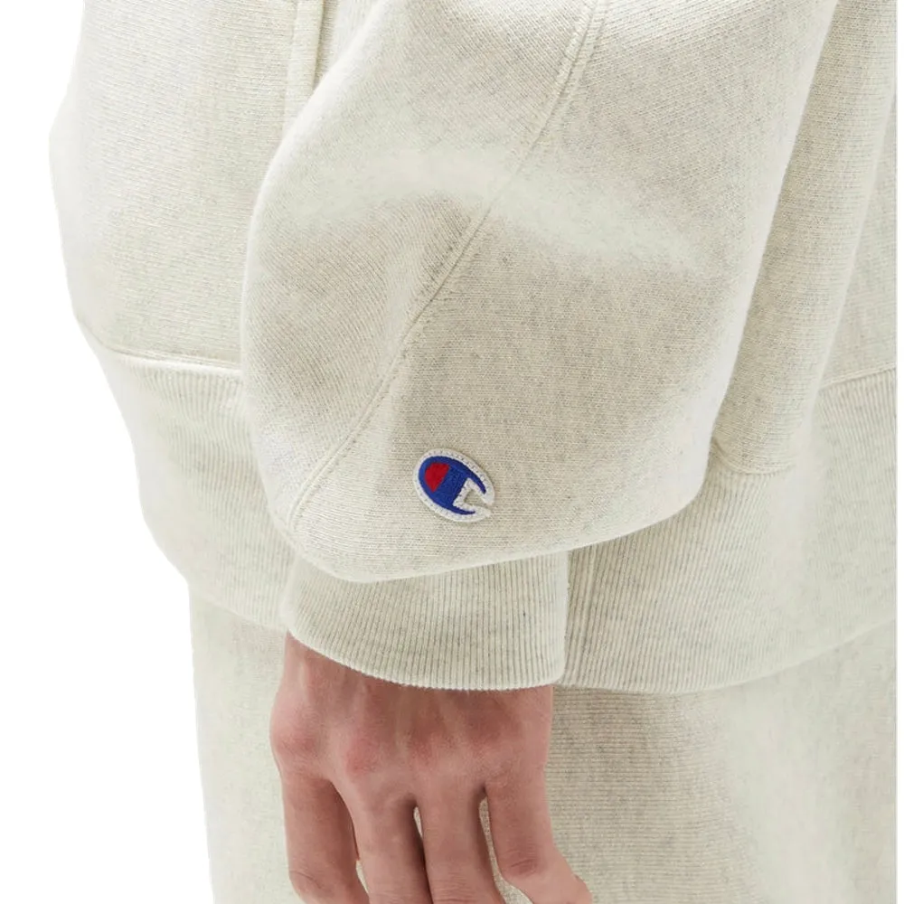 N.HOOLYWOOD N.HOOLYWOOD X CHAMPION SWEAT SHIRT-OATMEAL