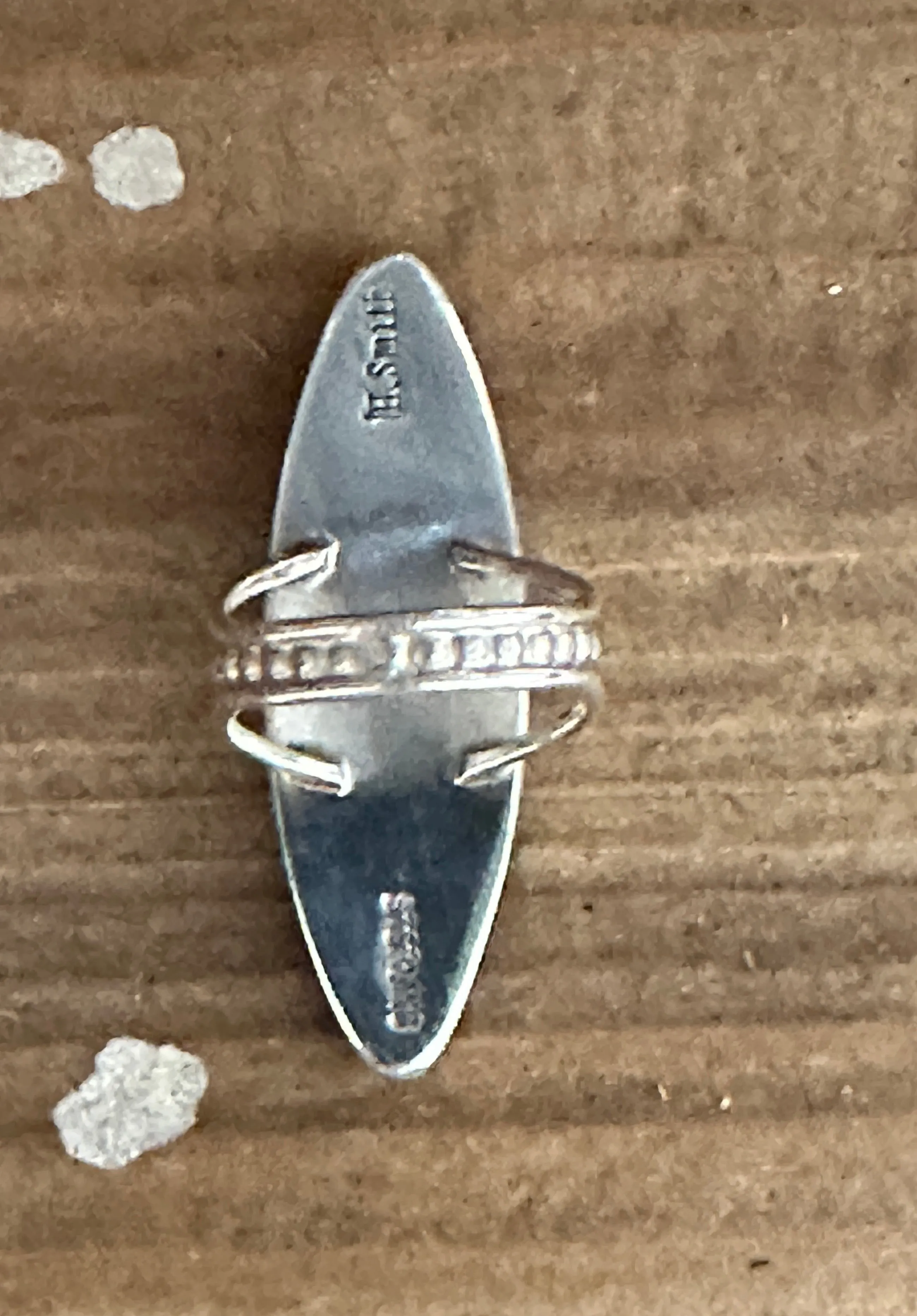 NIGHT SKY Harold H Smith Inlay Celestial Zuni Ring  Size 7 & 7.5