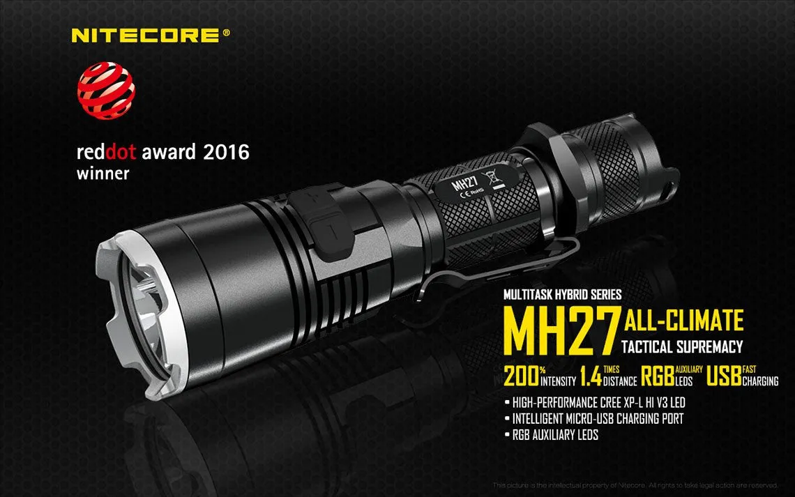 Nitecore MH27 - 1000 Lumens