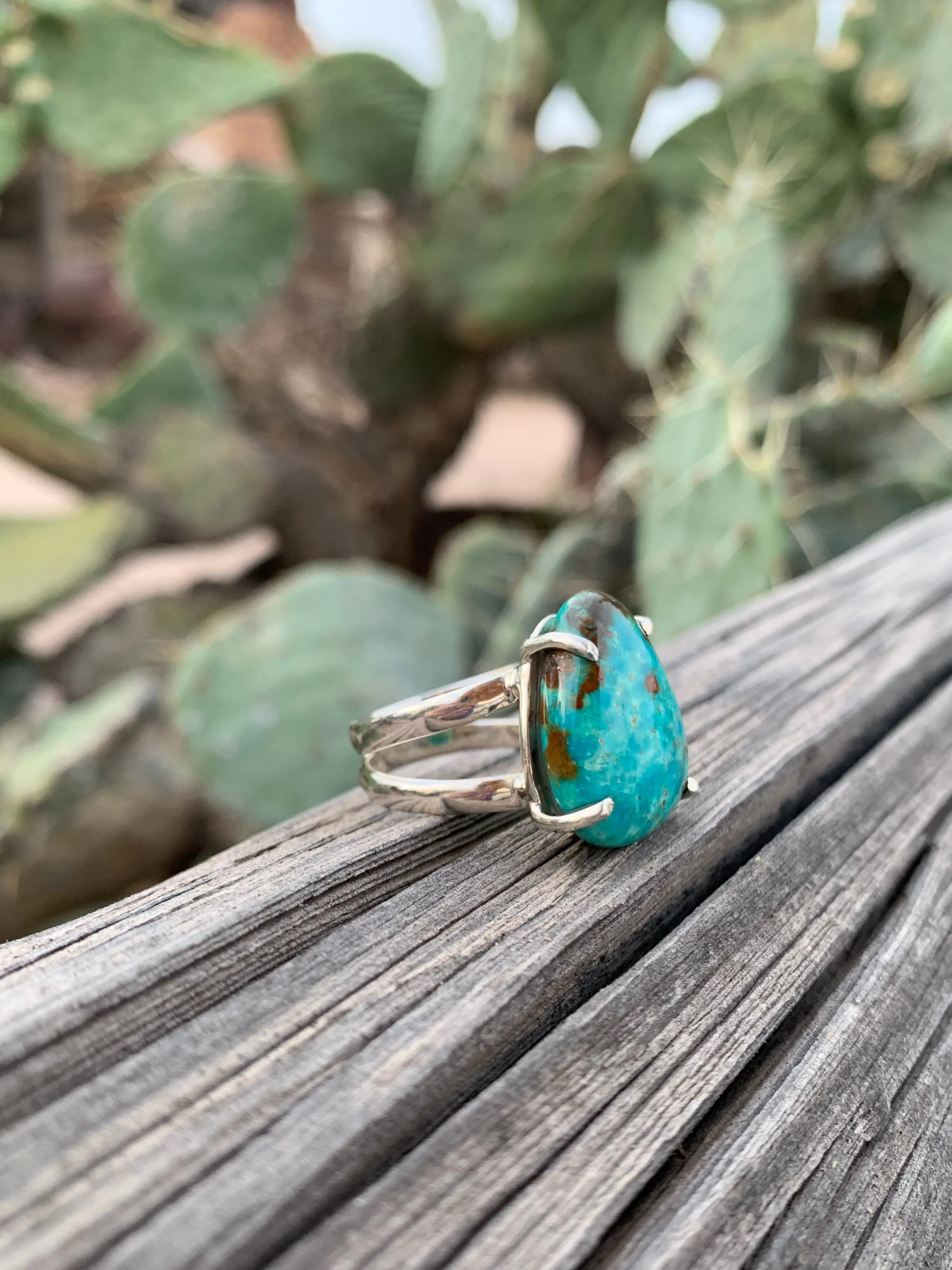 Nugget of Turquoise ring size 9