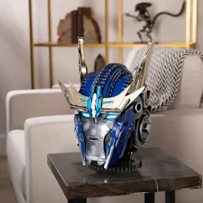 Optimus Primus Head Inspired Recycled Metal Art Sculpture