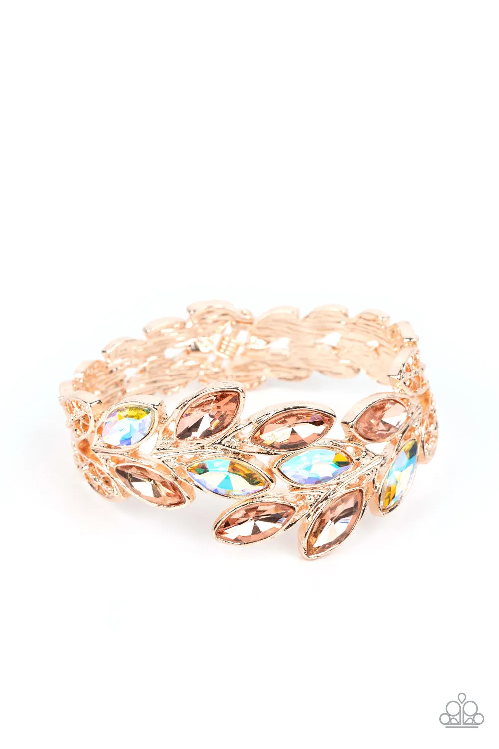 Paparazzi Luminous Laurels Gold Exclusive Bracelet