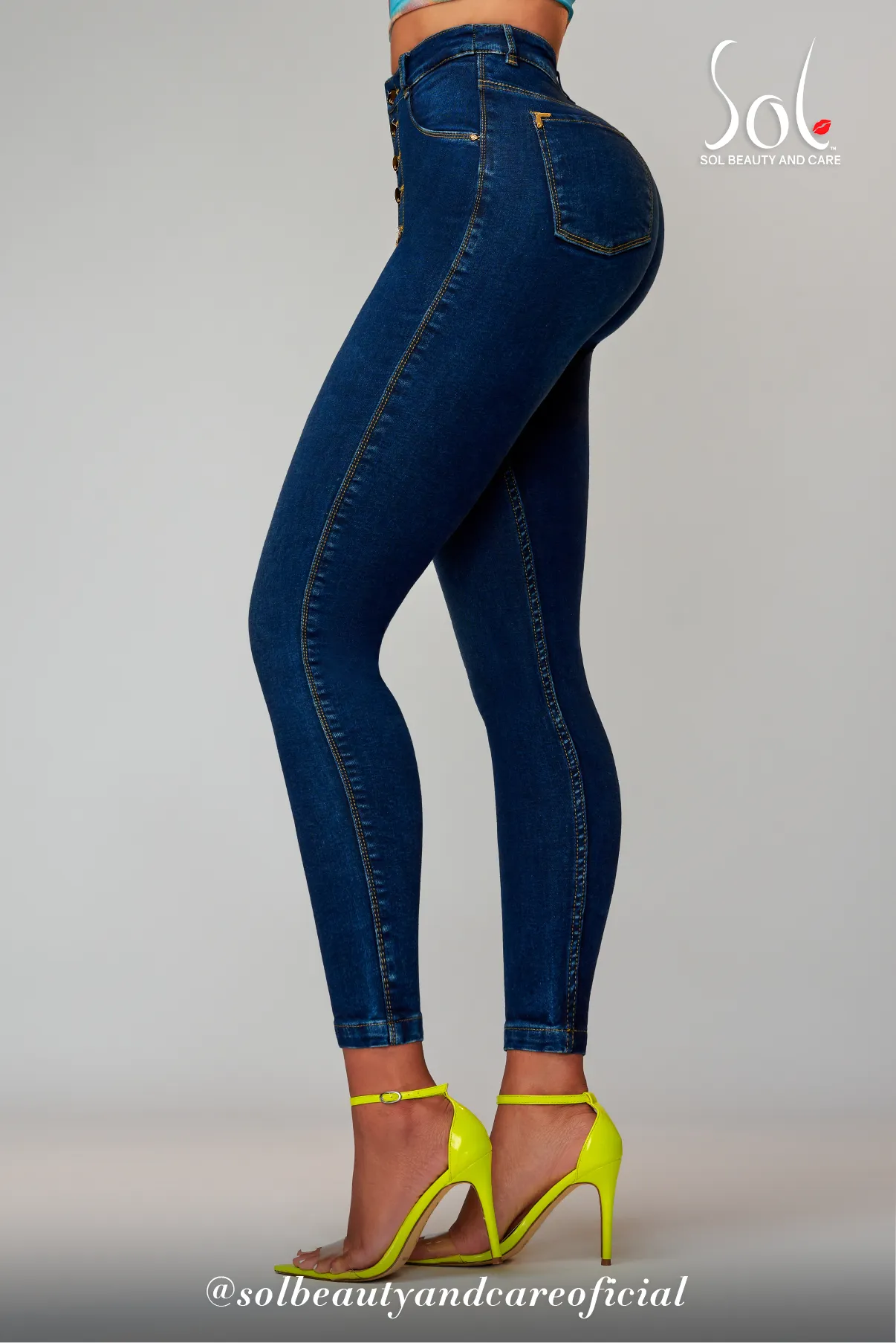 Push Up Jeans Glamour Glow 