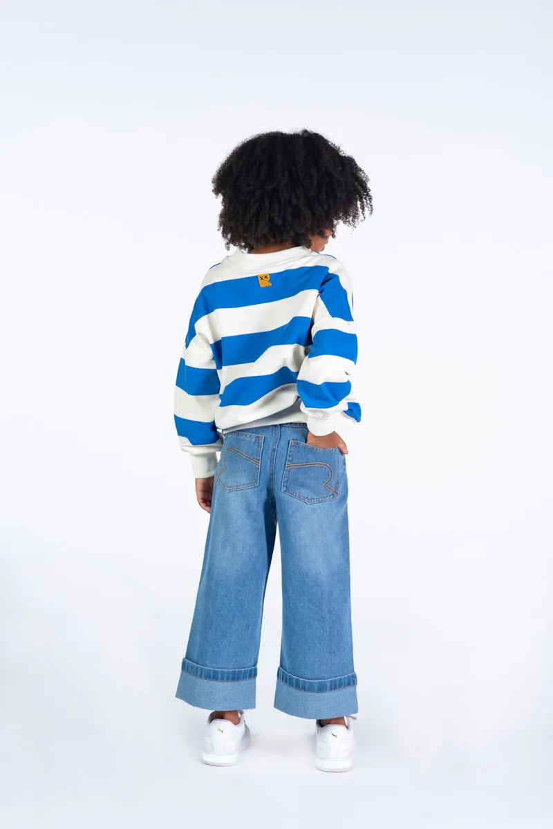 Rock Your Baby - FLARED LOOSE FIT DENIM JEANS