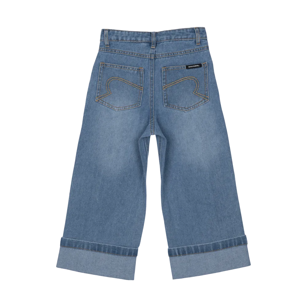 Rock Your Baby - FLARED LOOSE FIT DENIM JEANS