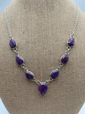 Ross-Simons Purple/Silver Gemstone Sterling Silver Jewelry W/ BOX!!! Necklace