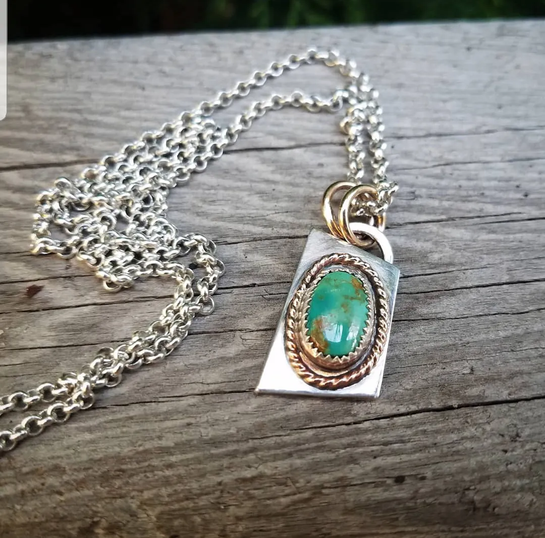 Royston Green Turquoise Necklace