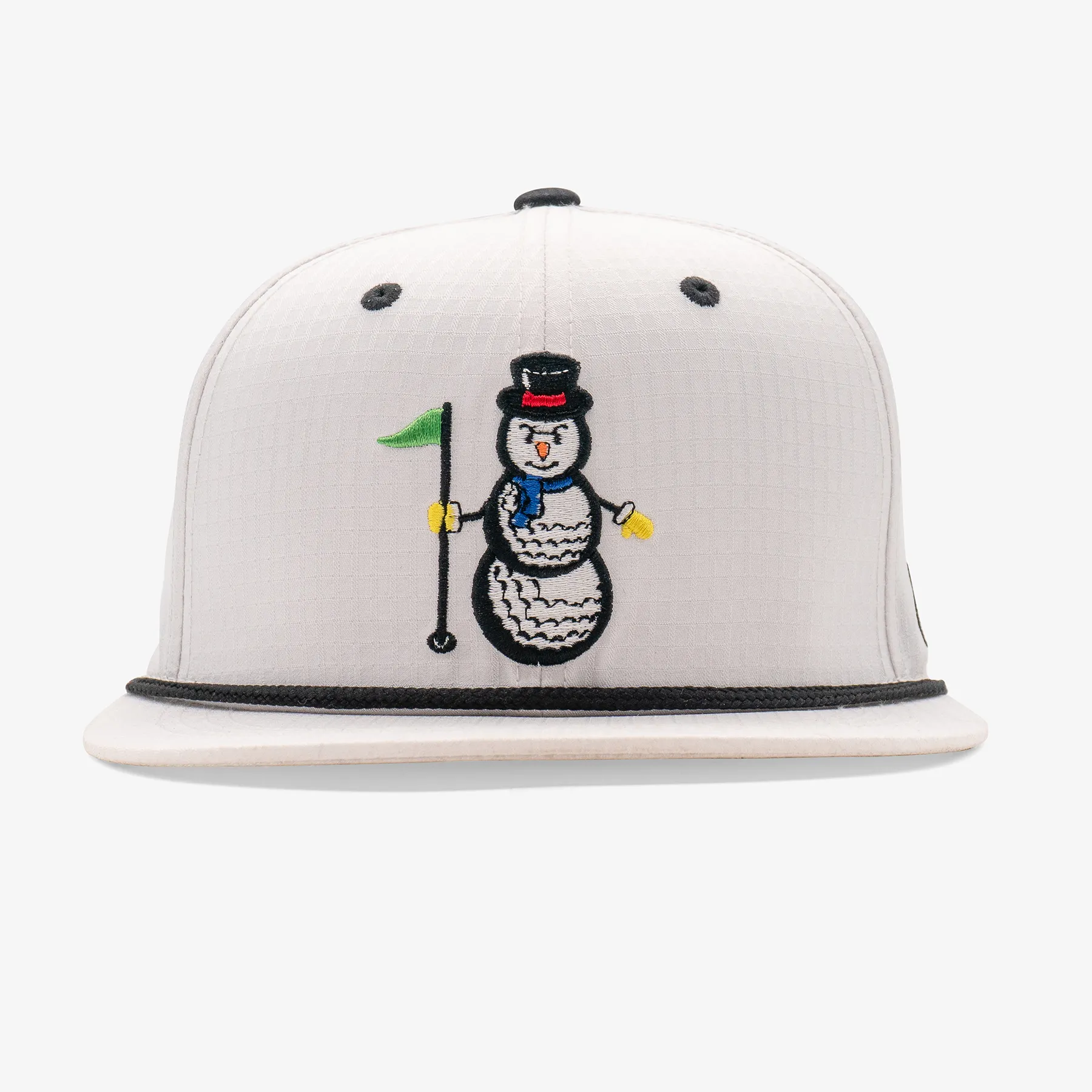 Snowman Ripstop Snapback Golf Hat