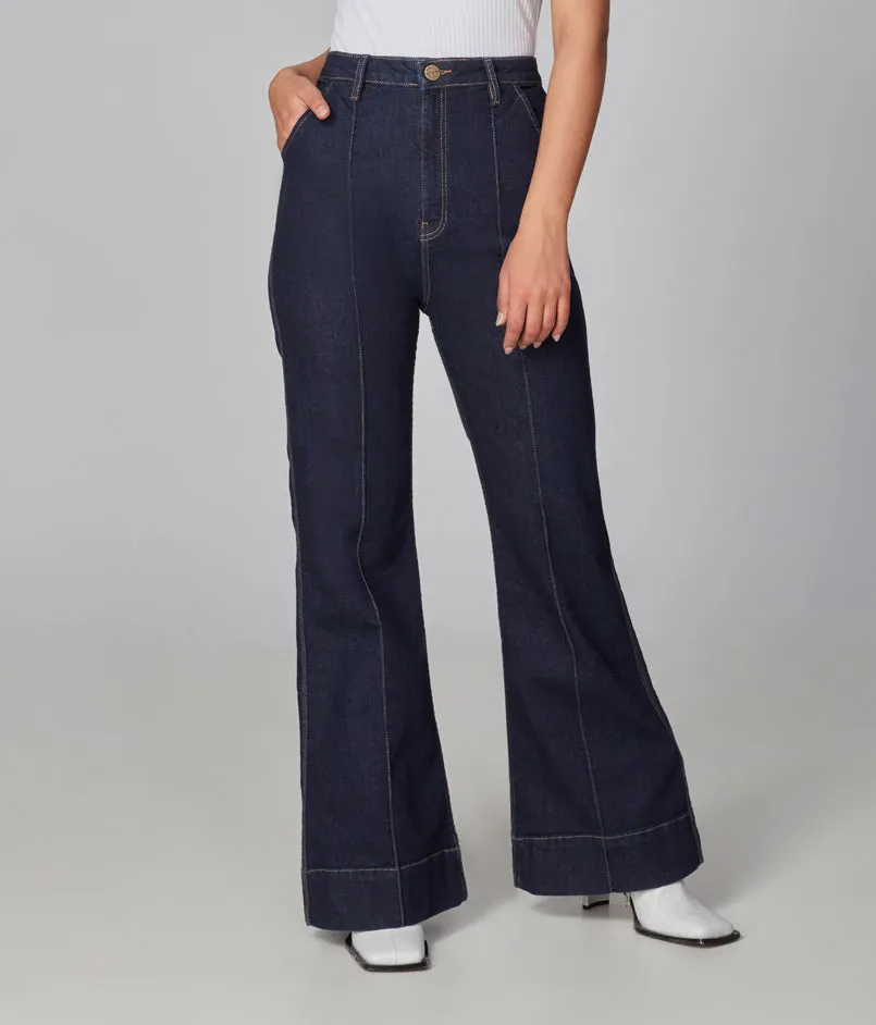 STEVIE-DRB High Rise Flare Jeans