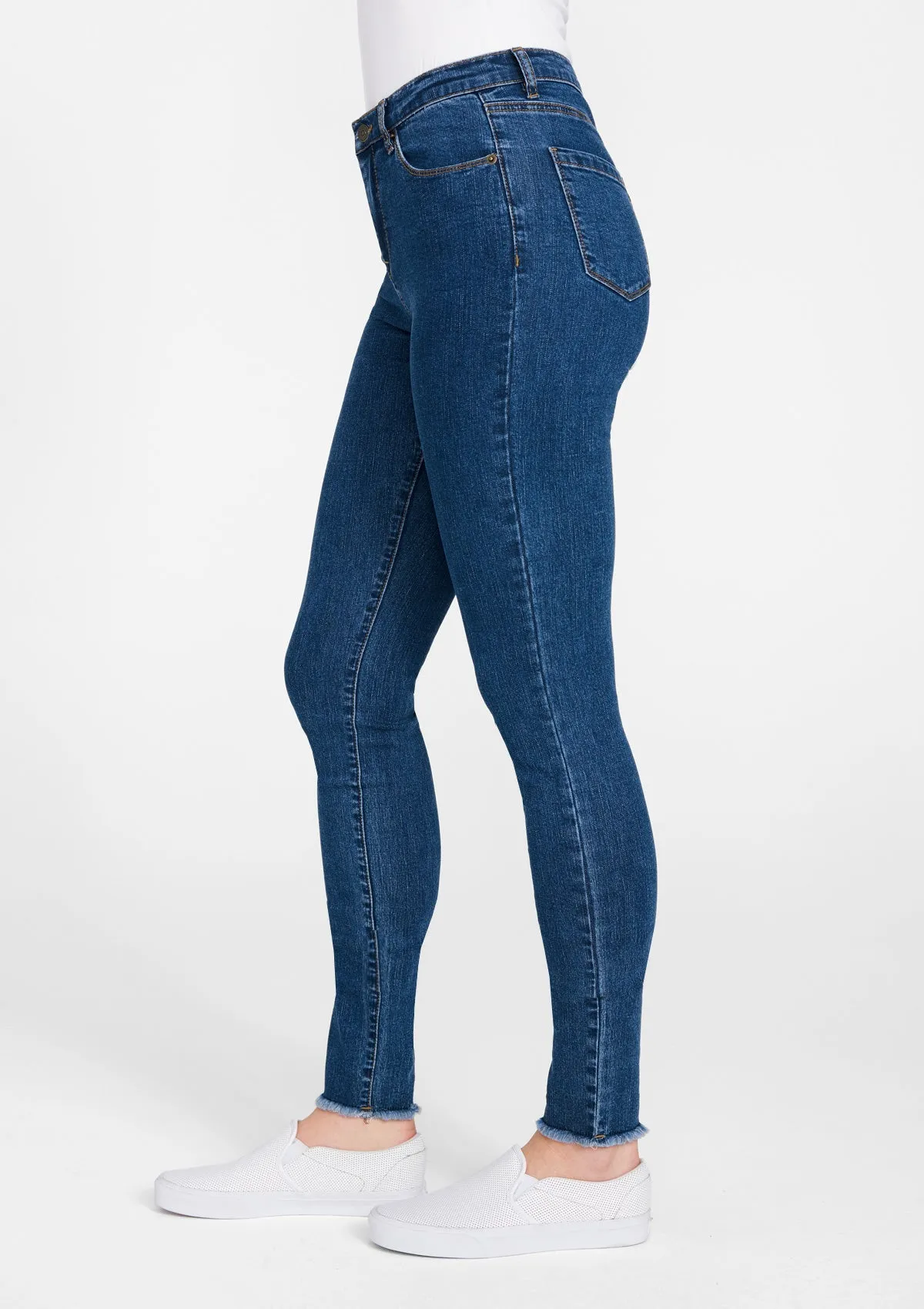 Tall Super Skinny Raw Edge Jeans