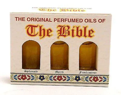 The Original Perfumes of The Bible Trio Pack anointing Oil from Holyland Jerusalem