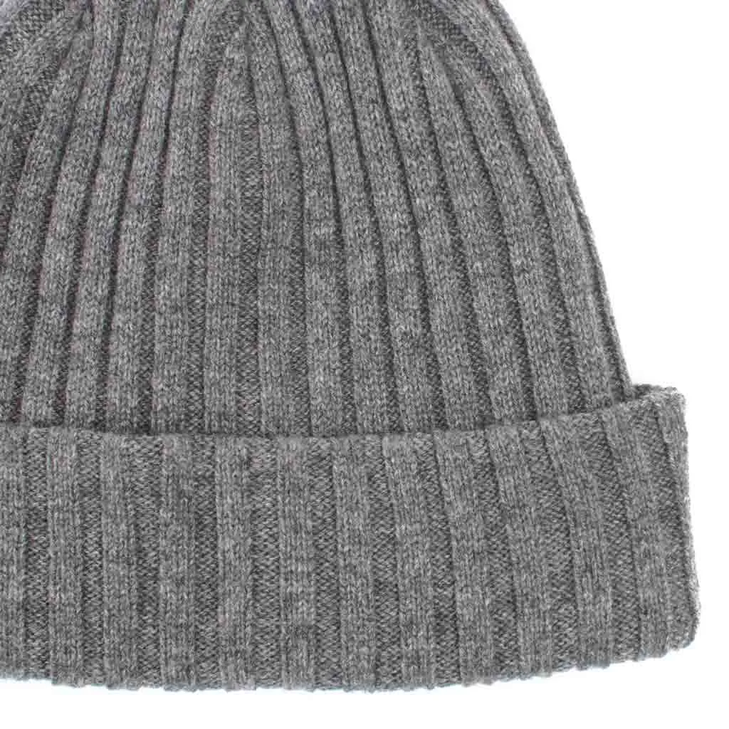 The Real McCoy's MA21105 Wool Cashmere Knit Cap Snow Grey