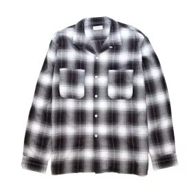 The Real McCoy's MS20102 Shadow Check Rayon Shirt Silver Grey