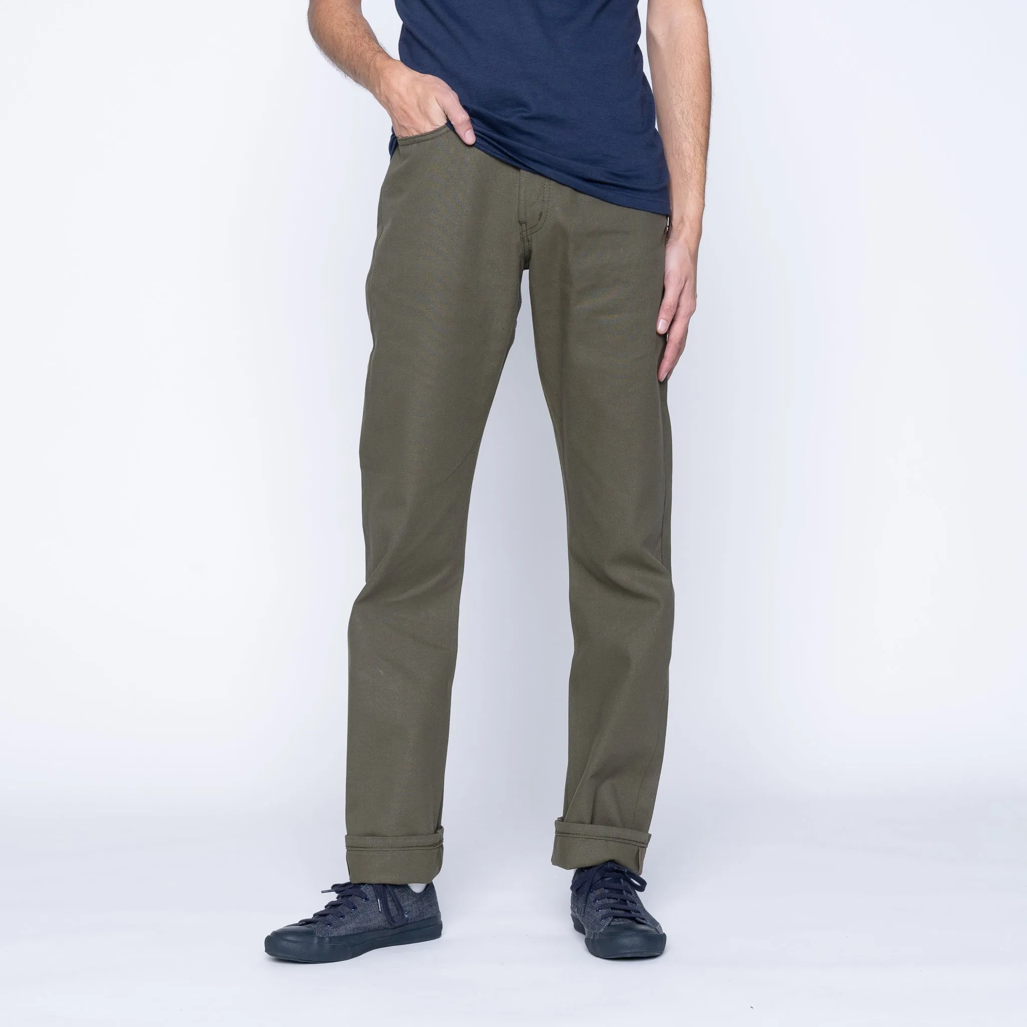 True Guy - Army Green Duck Selvedge