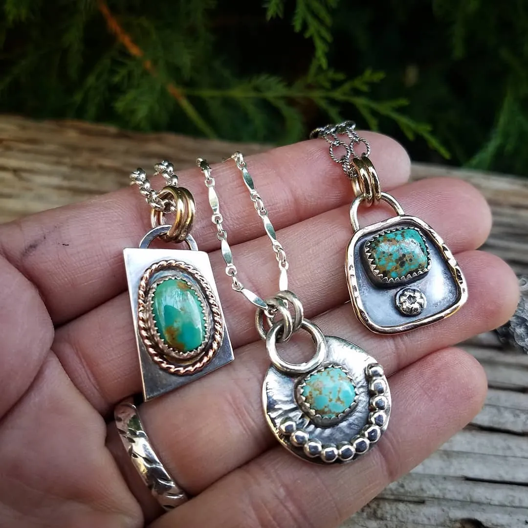 Turquoise Charm Necklace