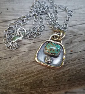 Turquoise Charm Necklace