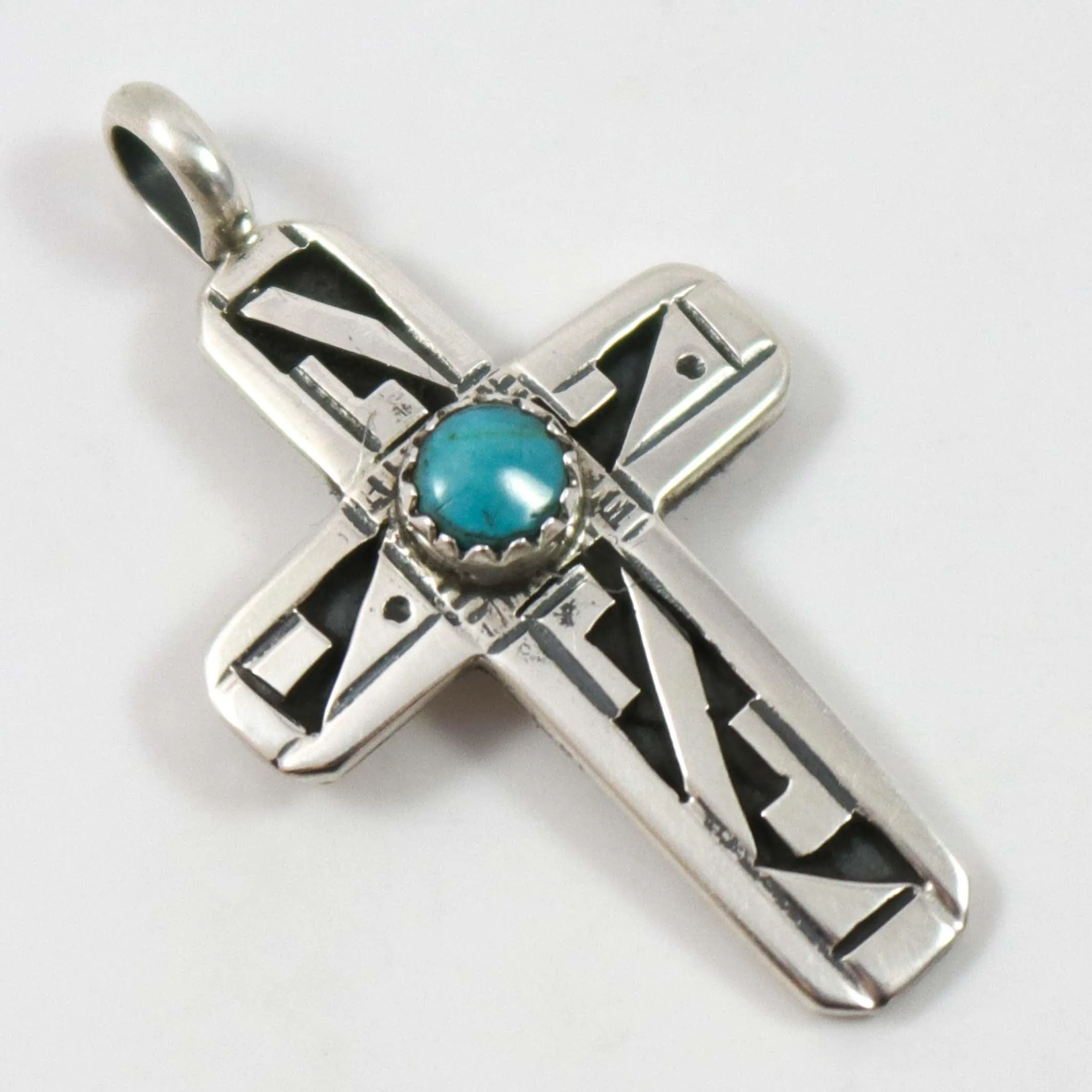 Turquoise Cross Pendant